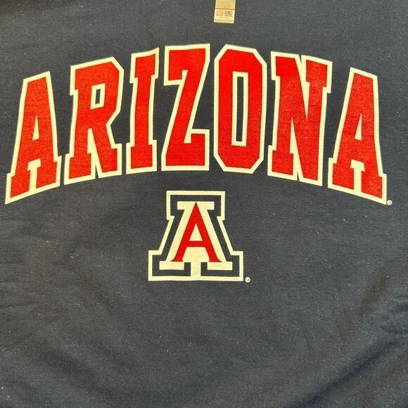 NWT Fanatics Unisex Navy University of Arizona Wildcats Sweatshirt - Size 2XL - Picture 6 of 8
